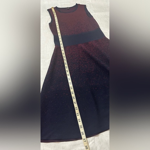 Ann Taylor Blue Midi Dress Elegant Design 🍾 - Picture 3 of 11